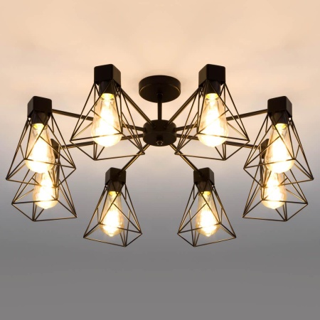 Потолочная люстра Eurosvet 70107/8 черный