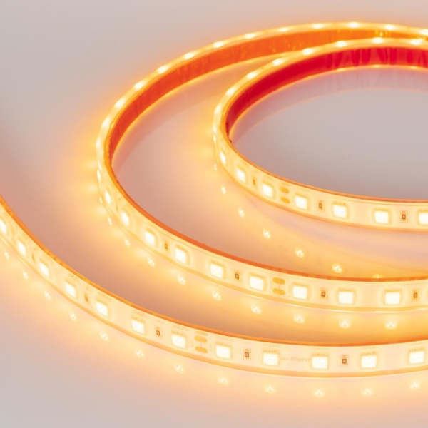 Светодиодная влагозащищенная лента Arlight 14,4W/m 60LED/m 5060SMD желтый 5M 036464