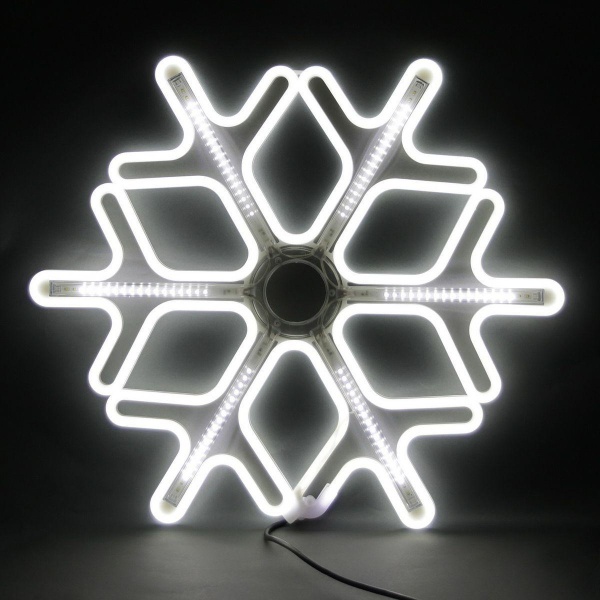 Светодиодная фигура Sneha Снежинка A-942 WT