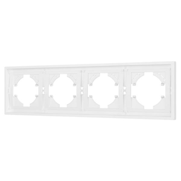Рамка пластиковая FRM-TENDO-PL-4-WH Arlight 053847