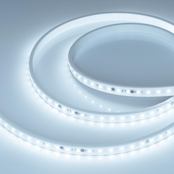 Светодиодная влагозащищенная лента Arlight 14W/m 72LED/m 5630SMD холодный белый 50M ARL-PV-C72-15.5mm 230V Cool 10K 027050(2)