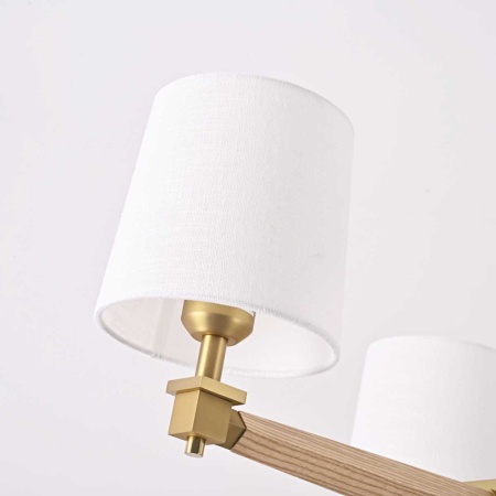Подвесная люстра Imperium Loft Jorgenson D70 White/Light Wood 203578-26