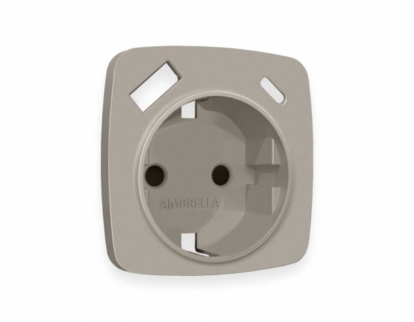 Лицевая панель розетки AMBRELLA VOLT OP3700