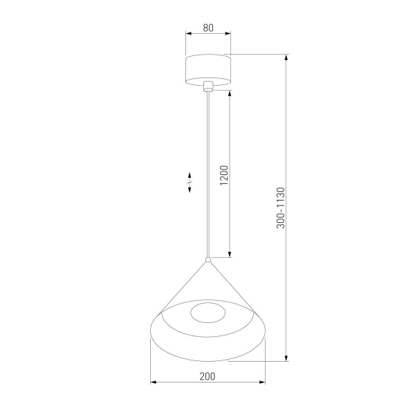 Подвесной светодиодный светильник Elektrostandard Conus 50316 LED a069333