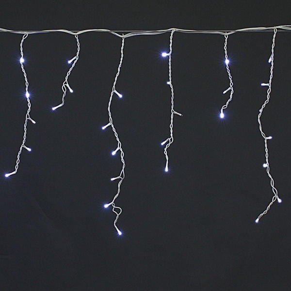 Cветодиодная гирлянда Sneha бахрома 230V белый мерцающий A-056R WT FLASH