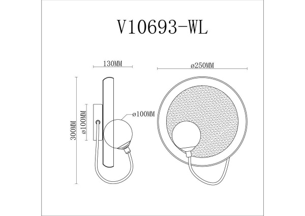Бра Moderli Cosmi V10693-WL