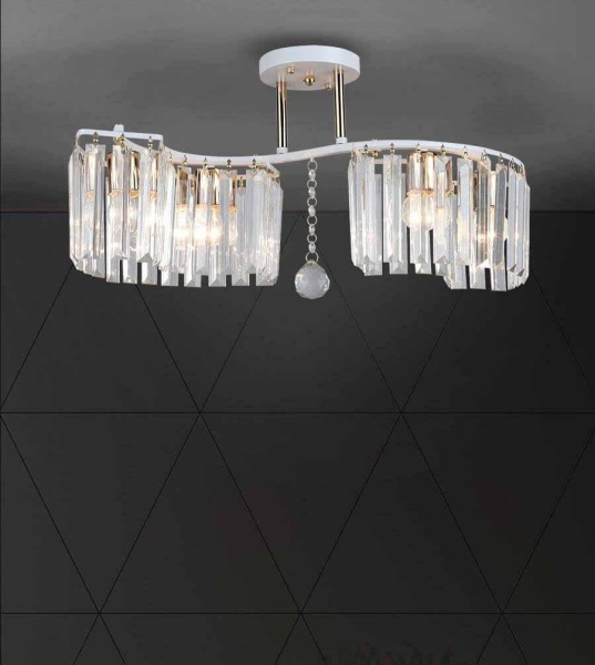 Потолочная люстра Seven Fires Iveya WD3549/4C-WT-FGD-CL