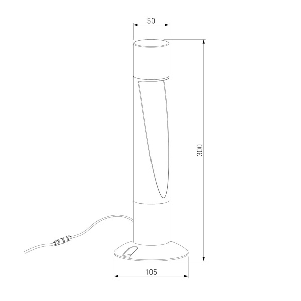 Ландшафтный светильник Elektrostandard Recess (35177/S) 3000K черный a072095