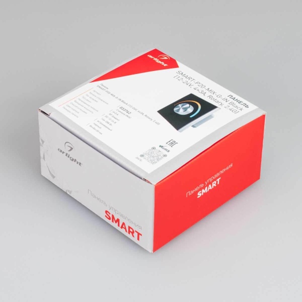 Панель управления Arlight Smart-P20-Mix-G-IN Black 033762 Панель управления Arlight Smart-P20-Mix-G-IN Black 033762