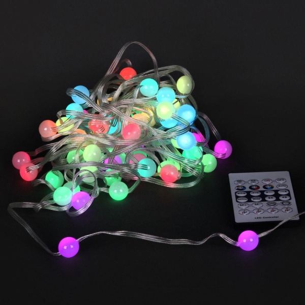 Cветодиодная гирлянда Sneha Шарик 5V разноцветный A-966 RGB