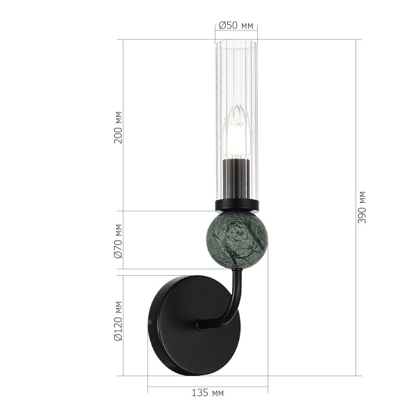 Бра ST Luce Medea SL1244.401.01 Бра ST Luce Medea SL1244.401.01