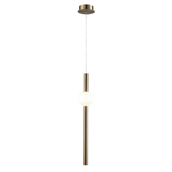 Подвесной светодиодный светильник Lumien Hall Greniya LH8023/1PA-GD-WT