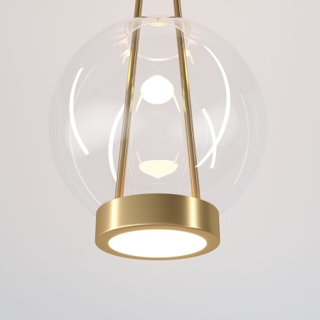 Подвесной светодиодный светильник Eurosvet Frasco 50267/1 LED латунь