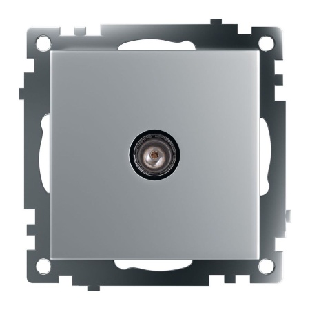 ТВ-розетка Stekker Катрин серебро GLS00-7108-03 39586