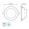 Встраиваемый светодиодный светильник Gauss Elementary Downlight 999420205