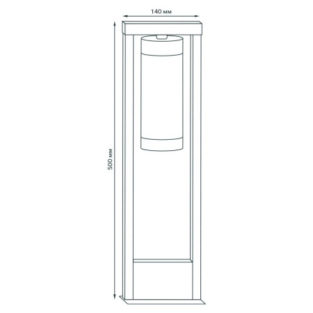 Уличный светильник Gauss Aura GD019