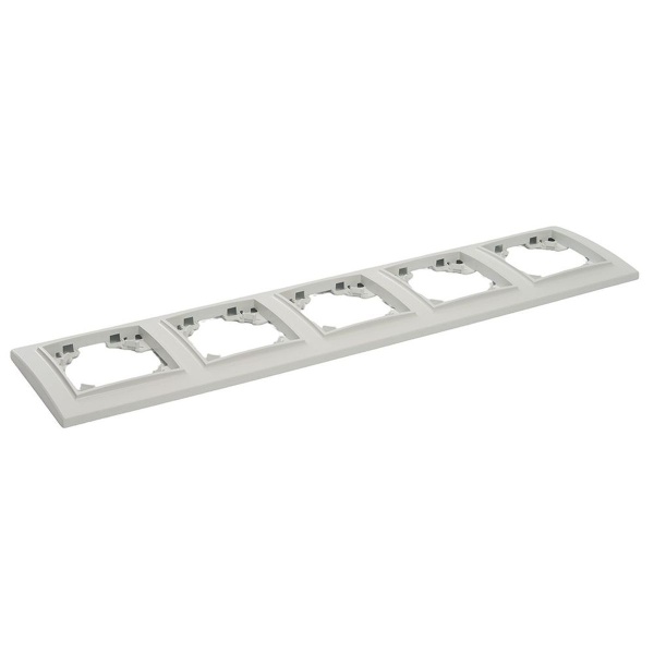 Рамка 5-постовая Stekker Эрна белый PFR00-9005-01 39620