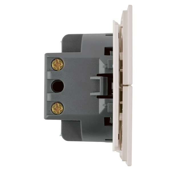 Выключатель 2-клавишный (механизм), Stekker, 250В, 10А Мия, RSW10-3104-08, пудровый жемчуг 50473