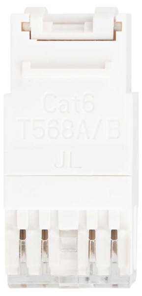Коннектор ЭРА ОФИС 18-8002-01 RJ45 CAT6 UTP Keystone цвет белый Б0063290