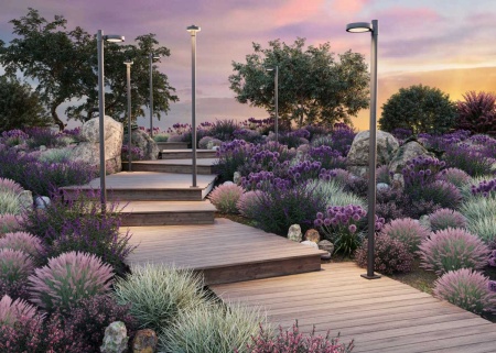 Парковый светильник Maytoni Outdoor Dion O472H-L50GF3K