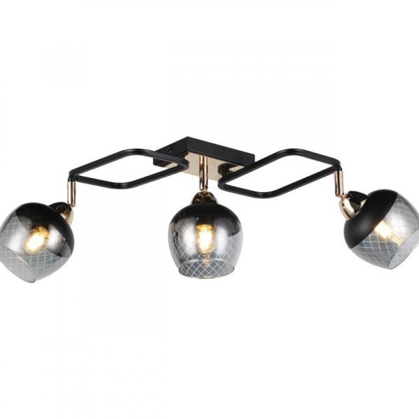 Потолочная люстра IMEX MD.19311-3-S-BK+FGD