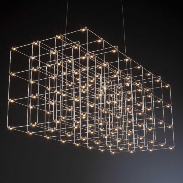 Подвесная люстра Imperium Loft Quasar Cosmos Square Led Pendant Light 120/120/120 252293-22