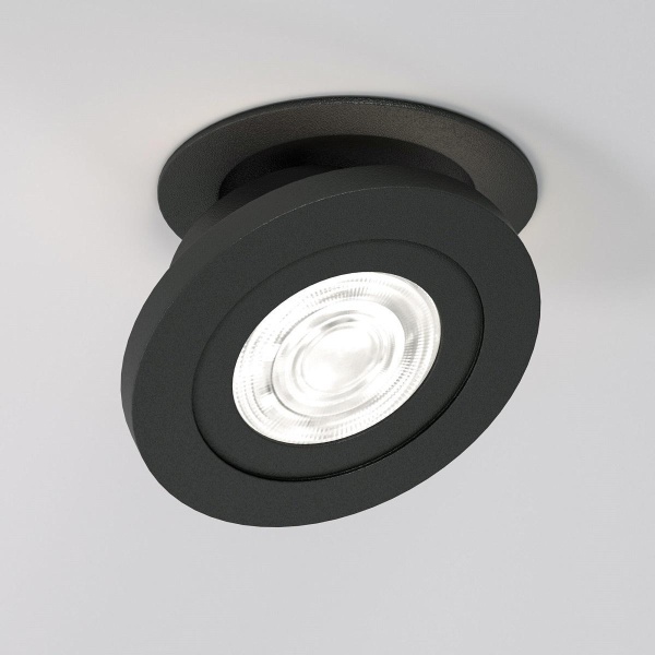 Встраиваемый светодиодный светильник Elektrostandard Surf 25084/LED 6W 4000K черный a063675 Встраиваемый светодиодный светильник Elektrostandard Surf 25084/LED 6W 4000K черный a063675