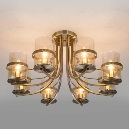 Потолочная люстра Eurosvet 60085/8 античная бронза