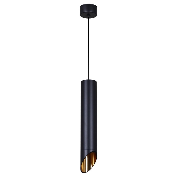 Подвесной светильник Reluce Technical 16007-0.9-001LD 300mm GU10 BK+GD