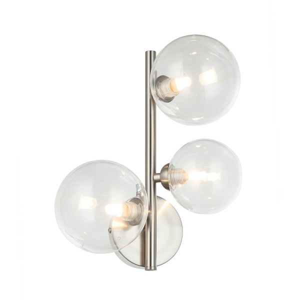 Бра Lumien Hall Lovrenc LH4125/3W-SN-CL Бра Lumien Hall Lovrenc LH4125/3W-SN-CL