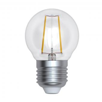 Лампа светодиодная диммируемая (UL-00005193) E27 9W 3000K прозрачная LED-G45-9W/3000K/E27/CL/DIM GLA01TR
