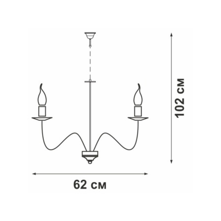 Подвесная люстра Vitaluce V1301-1/8
