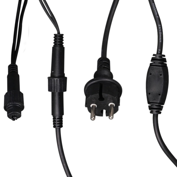 Cветодиодная гирлянда Sneha бахрома 230V теплый белый мерцающий A-520 LED WW/W FLASH