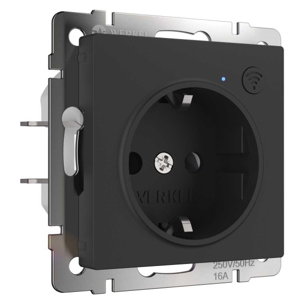 Розетка Wi-Fi Werkel (Умный дом) черный матовый W1171608 a056422