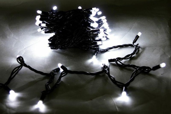 Cветодиодная гирлянда Sneha нить 230V белый статичный A-026A WT