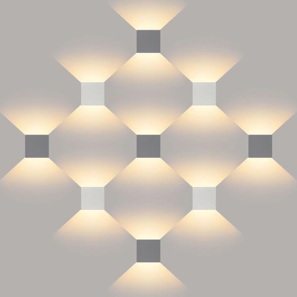 Уличный настенный светодиодный светильник Elektrostandard 1548 Techno LED Winner серый a038411