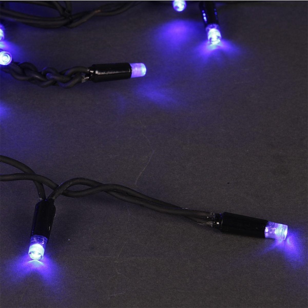 Cветодиодная гирлянда Sneha бахрома 230V синий/белый мерцающий A-057A BL/W FLASH