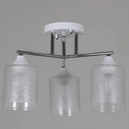 Потолочная люстра Reluce 69160-0.3-03 WH+BK