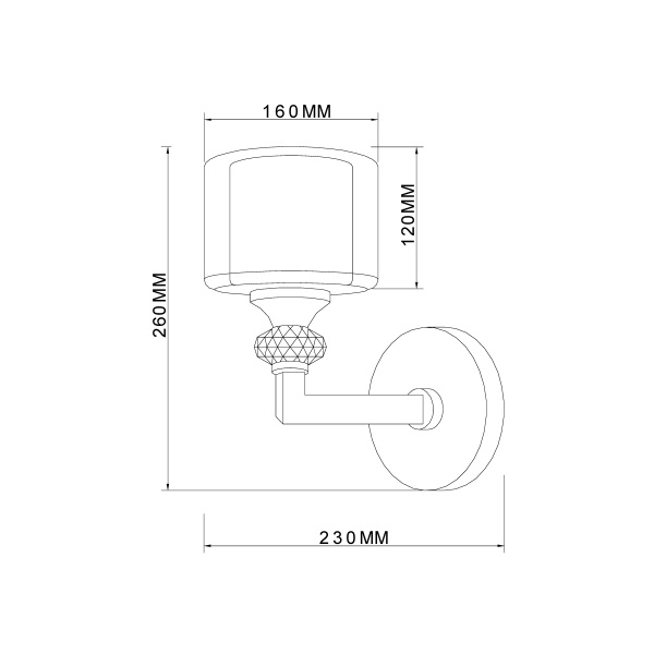 Бра Vele Luce Lotus VL1054W01