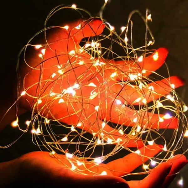 Cветодиодная гирлянда Sneha Роса нить 5V теплый белый A-961 WW