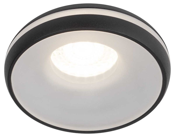 Светильник встраиваемый декоративный ЭРА DK100 BK под лампу MR16 GU5.3 черный Б0055589