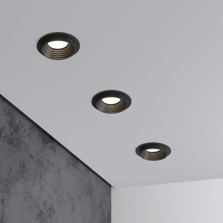 Встраиваемый светильник Elektrostandard 25007/01 GU10 чёрный a064251