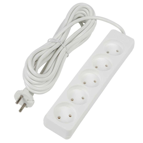 Удлинитель Uniel Ultra 5гн х 5м б/з S-CU5-5 White UL-00009991 Удлинитель Uniel Ultra 5гн х 5м б/з S-CU5-5 White UL-00009991