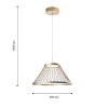 Подвесной светодиодный светильник Favourite Fibra 4634-6P
