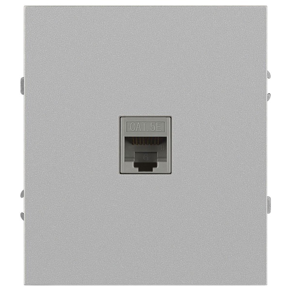 Розетка ЭРА Arktik 16-3107-03 информационная RJ45 алюминий Б0070476