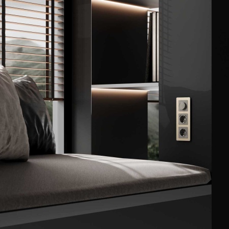 Диммер Werkel графит акрил W1142044 4690389197499