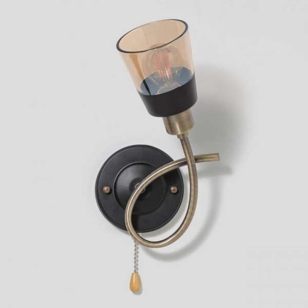 Бра IMEX MD.4045-1-W AB+BK