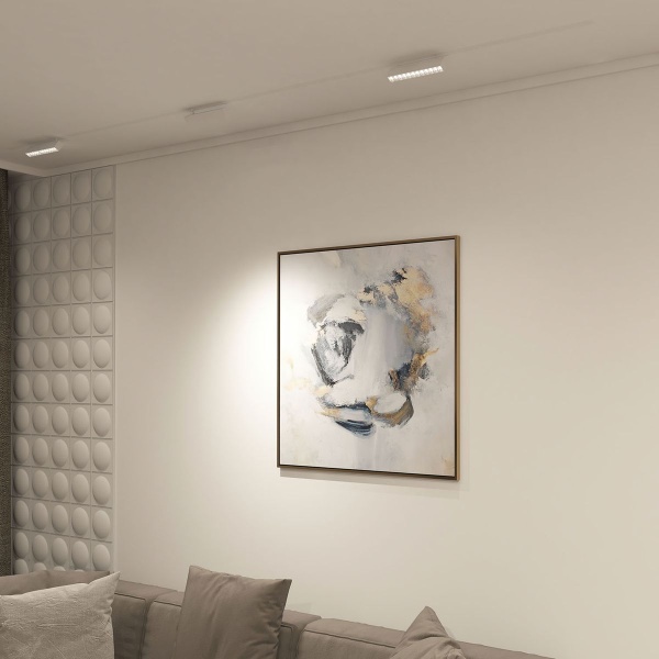 Трековый светодиодный светильник Denkirs Smart Grill DK8006-WH