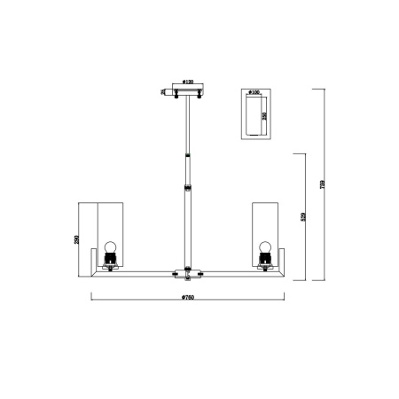Подвесная люстра Maytoni Fortano MOD089PL-08BS