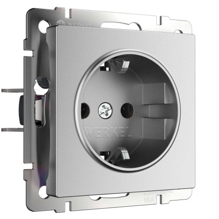 Розетка Werkel серебряный матовый W1171065 4690389195570